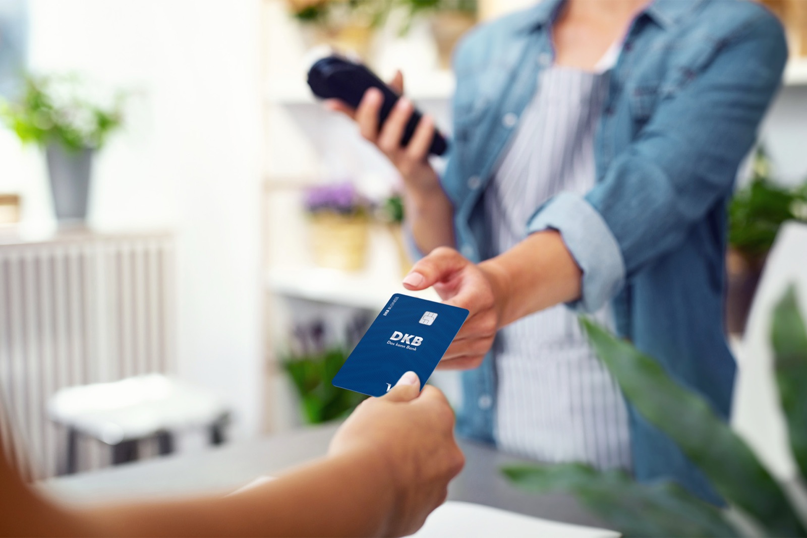 Bezahlvorgang mit der DKB-VISA-Business-Card