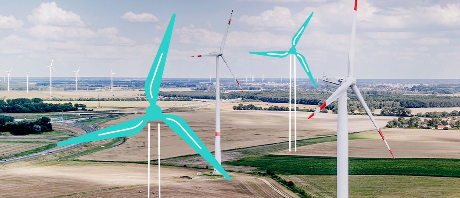 Windpark Lindenberg der Windprojekte Jan Teut GmbH