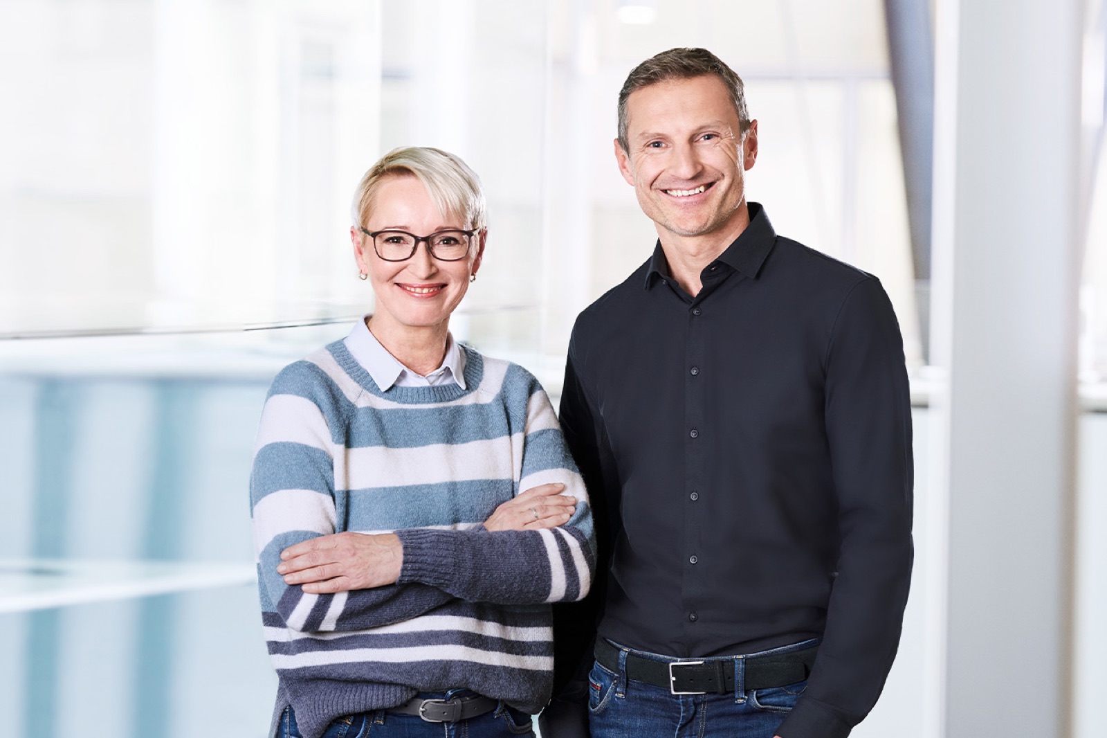 Jana Kröselberg und Mario Bauschke, DKB-Experten für Anti-Financial-Crime und Fraud Defense