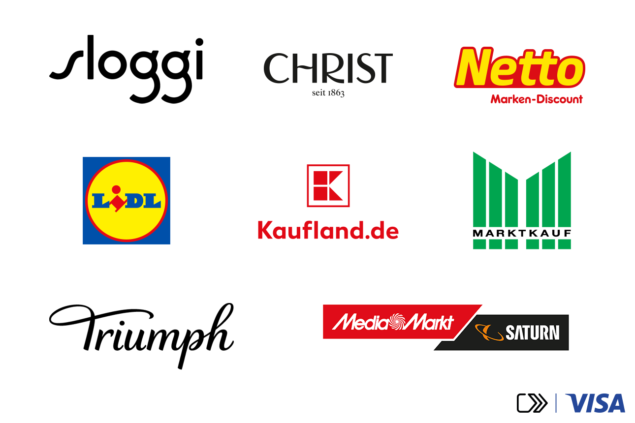 Die teilnehmenden Händler bei Click to Pay